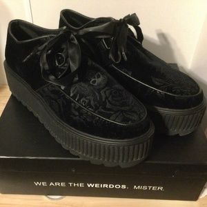 Killstar Brand Size 11 Vampires Kiss Black Creepers